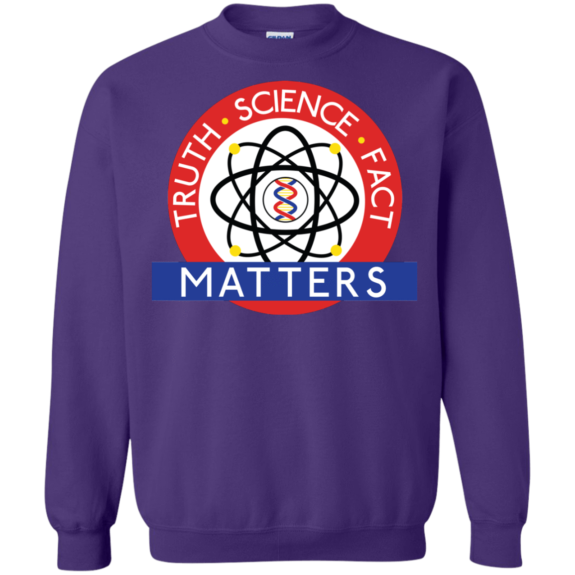 Sweatshirts Purple / S Truth Science Fact Crewneck Sweatshirt