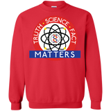 Sweatshirts Red / S Truth Science Fact Crewneck Sweatshirt