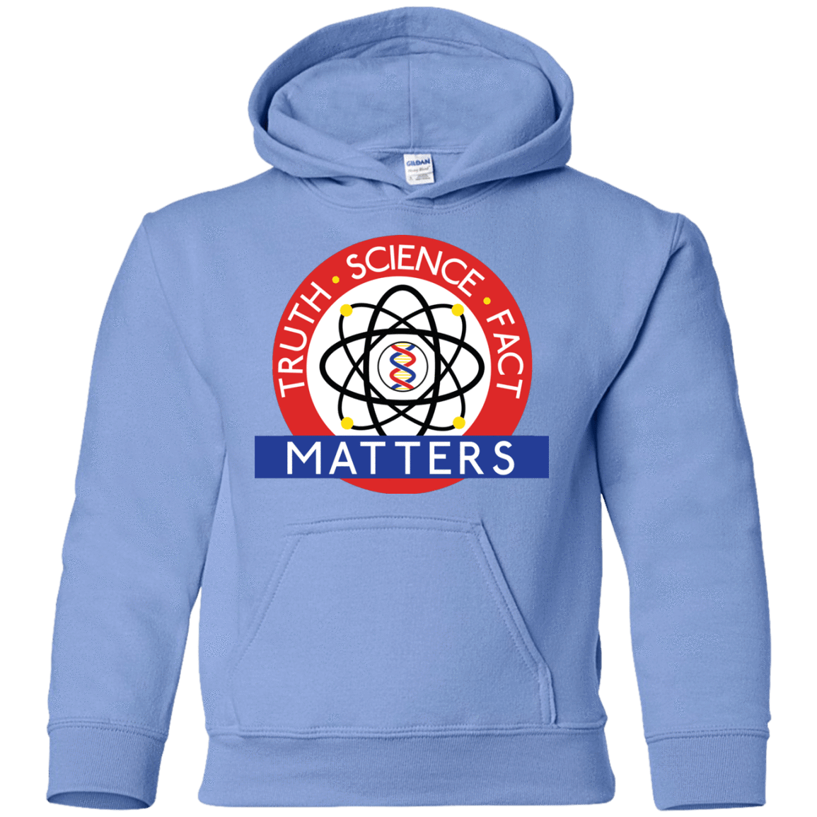 Sweatshirts Carolina Blue / YS Truth Science Fact Youth Hoodie
