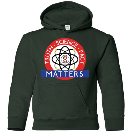 Sweatshirts Forest Green / YS Truth Science Fact Youth Hoodie