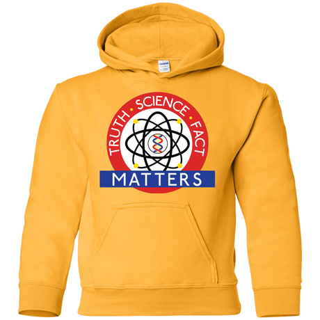 Sweatshirts Gold / YS Truth Science Fact Youth Hoodie