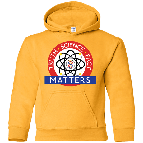Sweatshirts Gold / YS Truth Science Fact Youth Hoodie