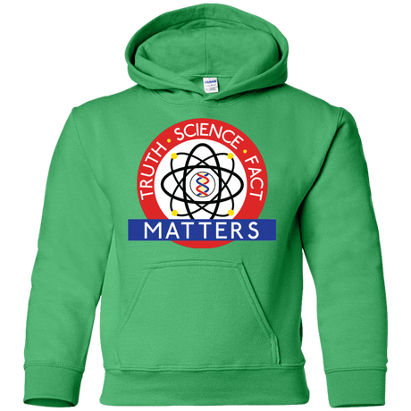 Sweatshirts Irish Green / YS Truth Science Fact Youth Hoodie