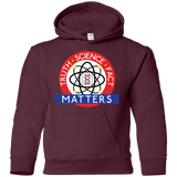 Sweatshirts Maroon / YS Truth Science Fact Youth Hoodie
