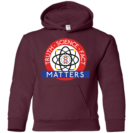 Sweatshirts Maroon / YS Truth Science Fact Youth Hoodie