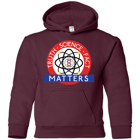 Sweatshirts Maroon / YS Truth Science Fact Youth Hoodie
