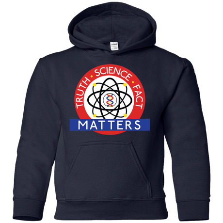 Sweatshirts Navy / YS Truth Science Fact Youth Hoodie