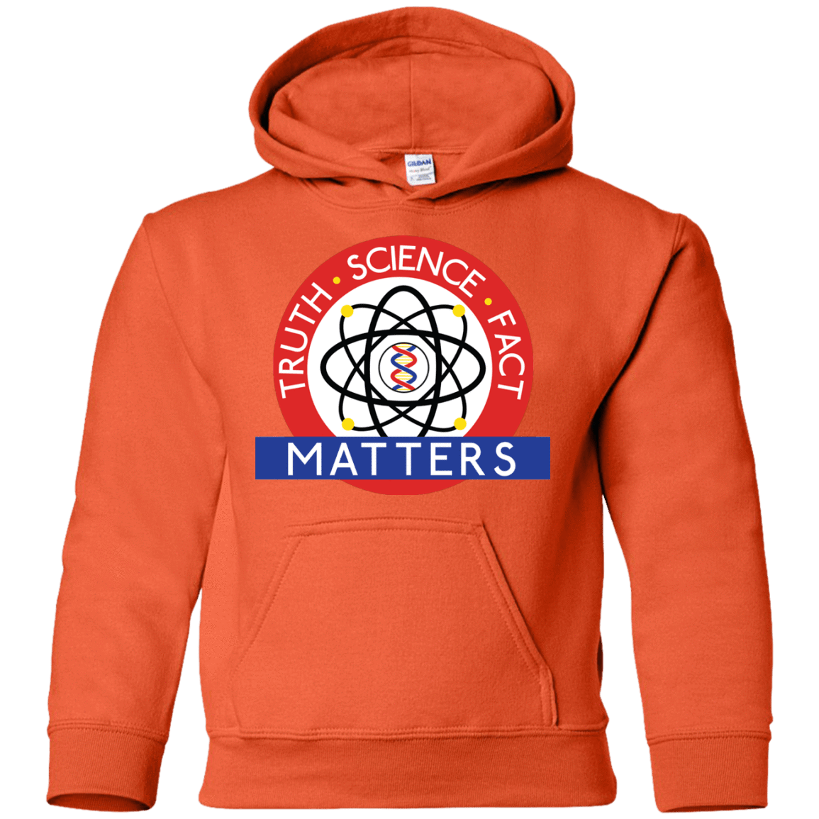 Sweatshirts Orange / YS Truth Science Fact Youth Hoodie