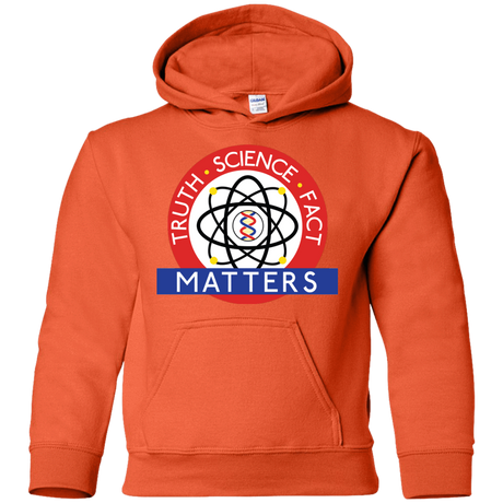 Sweatshirts Orange / YS Truth Science Fact Youth Hoodie