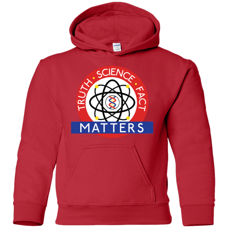 Sweatshirts Red / YS Truth Science Fact Youth Hoodie