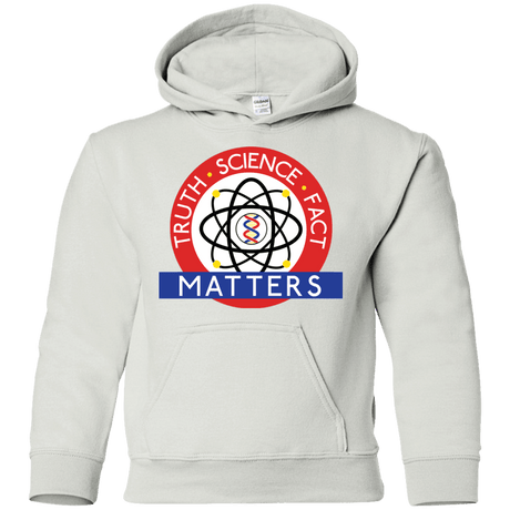 Sweatshirts White / YS Truth Science Fact Youth Hoodie