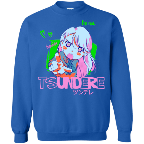 Sweatshirts Royal / Small Tsundere Crewneck Sweatshirt