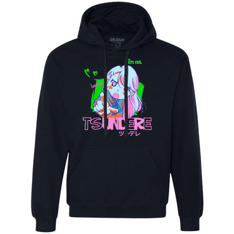Sweatshirts Navy / Small Tsundere Premium Fleece Hoodie