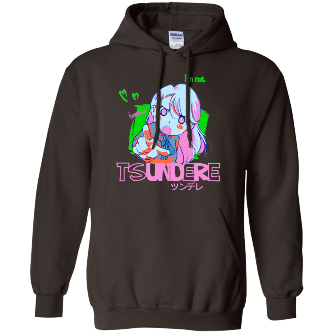 Sweatshirts Dark Chocolate / Small Tsundere Pullover Hoodie