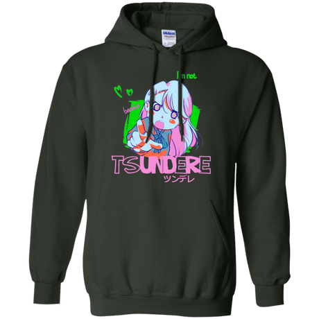 Sweatshirts Forest Green / Small Tsundere Pullover Hoodie