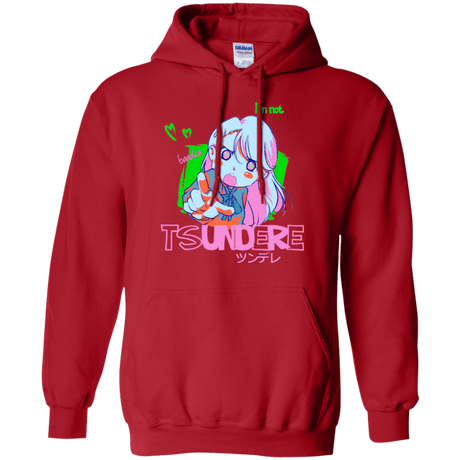 Sweatshirts Red / Small Tsundere Pullover Hoodie