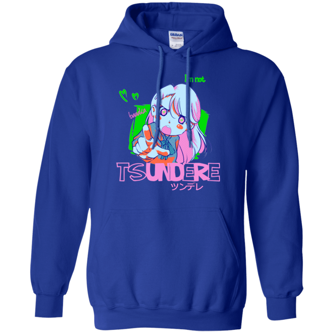 Sweatshirts Royal / Small Tsundere Pullover Hoodie