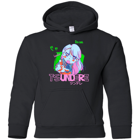 Sweatshirts Black / YS Tsundere Youth Hoodie