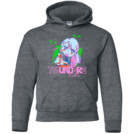 Sweatshirts Dark Heather / YS Tsundere Youth Hoodie