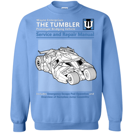 Sweatshirts Carolina Blue / Small TUMBLER SERVICE AND REPAIR MANUAL Crewneck Sweatshirt