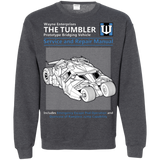 Sweatshirts Dark Heather / Small TUMBLER SERVICE AND REPAIR MANUAL Crewneck Sweatshirt