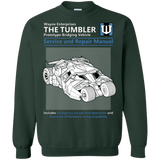 Sweatshirts Forest Green / Small TUMBLER SERVICE AND REPAIR MANUAL Crewneck Sweatshirt