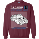Sweatshirts Maroon / Small TUMBLER SERVICE AND REPAIR MANUAL Crewneck Sweatshirt