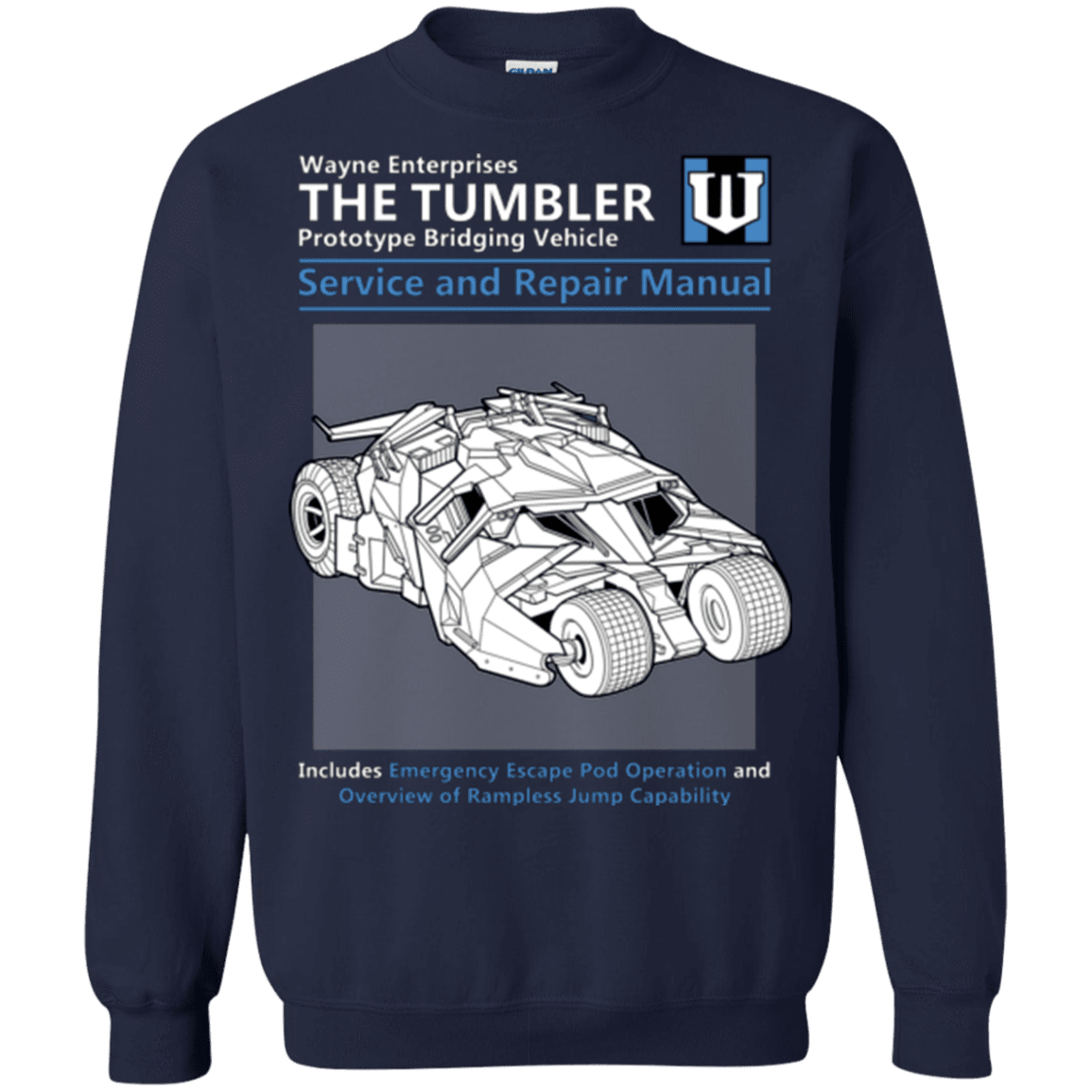 Sweatshirts Navy / Small TUMBLER SERVICE AND REPAIR MANUAL Crewneck Sweatshirt