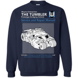Sweatshirts Navy / Small TUMBLER SERVICE AND REPAIR MANUAL Crewneck Sweatshirt