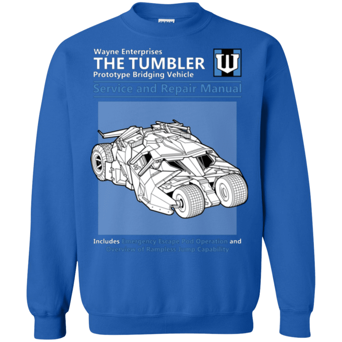 Sweatshirts Royal / Small TUMBLER SERVICE AND REPAIR MANUAL Crewneck Sweatshirt