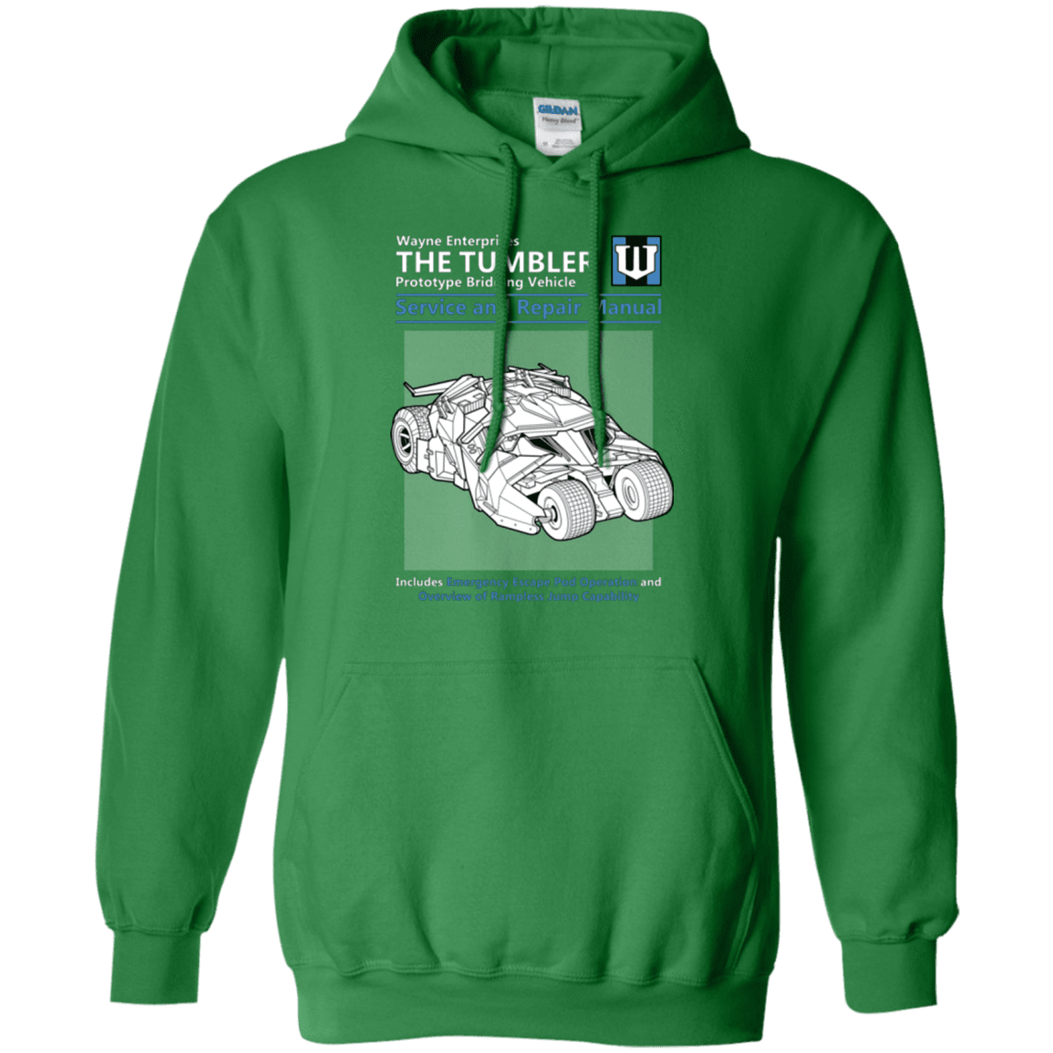 Sweatshirts Irish Green / Small TUMBLER SERVICE AND REPAIR MANUAL Pullover Hoodie
