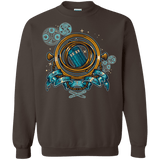 Sweatshirts Dark Chocolate / Small TURN THE TIME TWIST THE SPACE Crewneck Sweatshirt