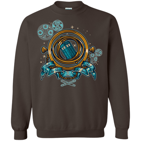 Sweatshirts Dark Chocolate / Small TURN THE TIME TWIST THE SPACE Crewneck Sweatshirt