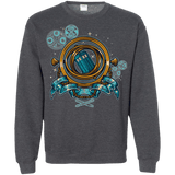 Sweatshirts Dark Heather / Small TURN THE TIME TWIST THE SPACE Crewneck Sweatshirt