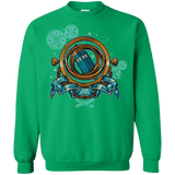 Sweatshirts Irish Green / Small TURN THE TIME TWIST THE SPACE Crewneck Sweatshirt
