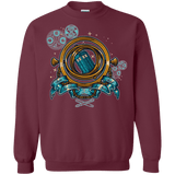 Sweatshirts Maroon / Small TURN THE TIME TWIST THE SPACE Crewneck Sweatshirt