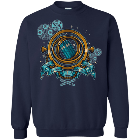 Sweatshirts Navy / Small TURN THE TIME TWIST THE SPACE Crewneck Sweatshirt