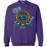 Sweatshirts Purple / Small TURN THE TIME TWIST THE SPACE Crewneck Sweatshirt