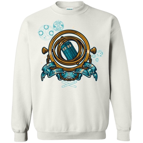 Sweatshirts White / Small TURN THE TIME TWIST THE SPACE Crewneck Sweatshirt