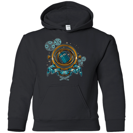 Sweatshirts Black / YS TURN THE TIME TWIST THE SPACE Youth Hoodie