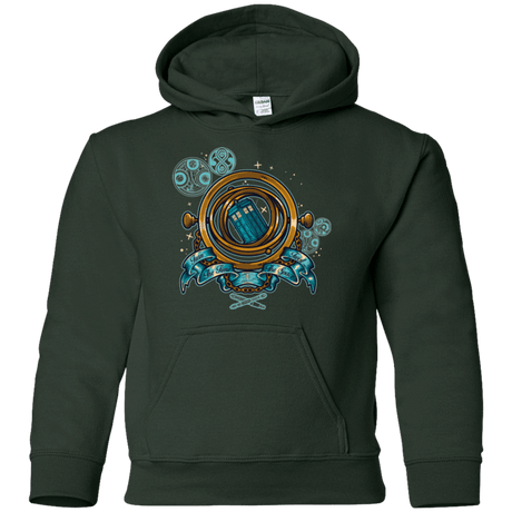 Sweatshirts Forest Green / YS TURN THE TIME TWIST THE SPACE Youth Hoodie