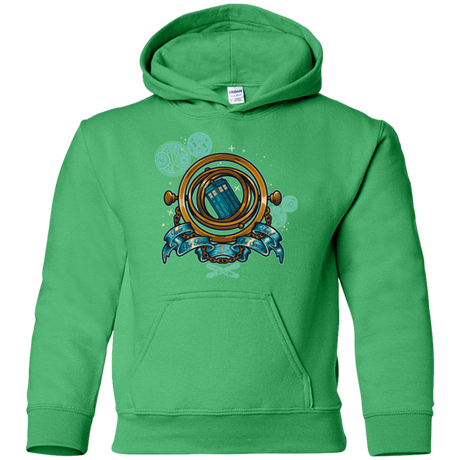 Sweatshirts Irish Green / YS TURN THE TIME TWIST THE SPACE Youth Hoodie
