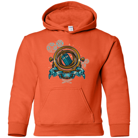 Sweatshirts Orange / YS TURN THE TIME TWIST THE SPACE Youth Hoodie
