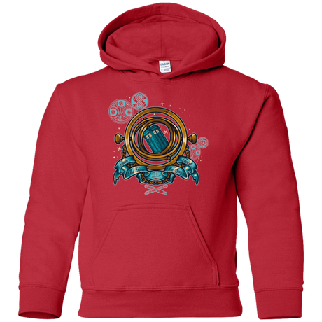 Sweatshirts Red / YS TURN THE TIME TWIST THE SPACE Youth Hoodie
