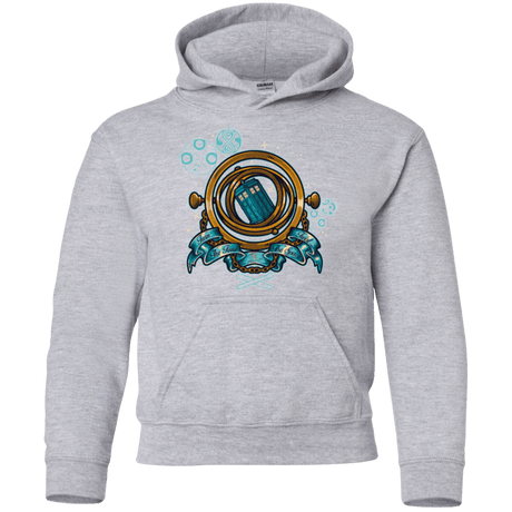 Sweatshirts Sport Grey / YS TURN THE TIME TWIST THE SPACE Youth Hoodie