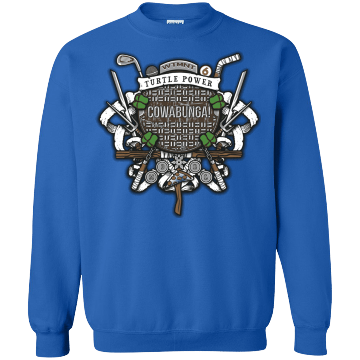 Sweatshirts Royal / Small Turtle Power! Crewneck Sweatshirt