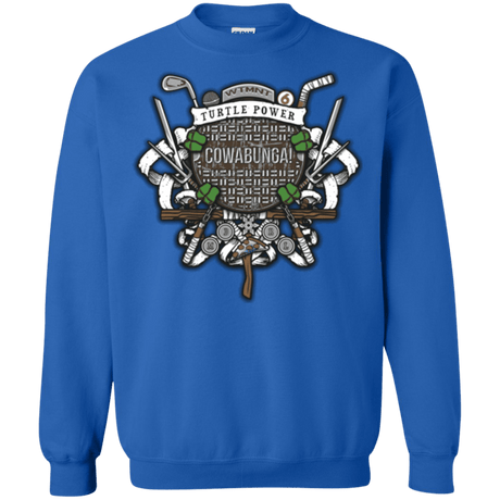 Sweatshirts Royal / Small Turtle Power! Crewneck Sweatshirt