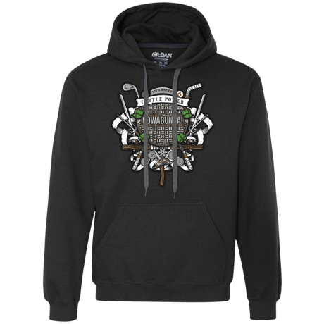 Sweatshirts Black / Small Turtle Power! Premium Fleece Hoodie