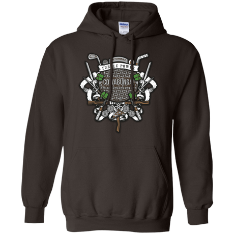 Sweatshirts Dark Chocolate / Small Turtle Power! Pullover Hoodie