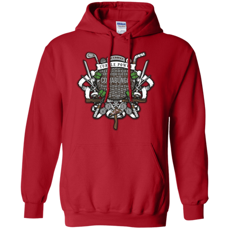 Sweatshirts Red / Small Turtle Power! Pullover Hoodie
